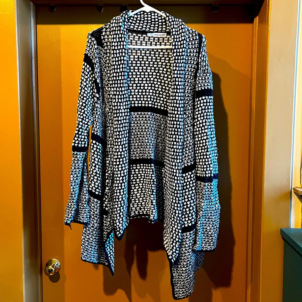Maurices Plus Size shawl neck open cardigan size 2